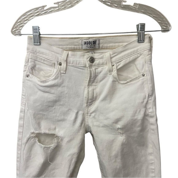 Agolde Sophie High Rise Skinny Crop Jeans - Picture 5 of 11